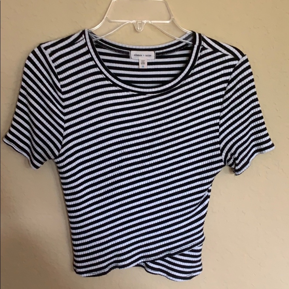 Striped cropped top